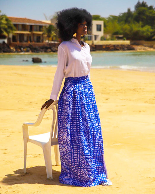 the Nia skirt long